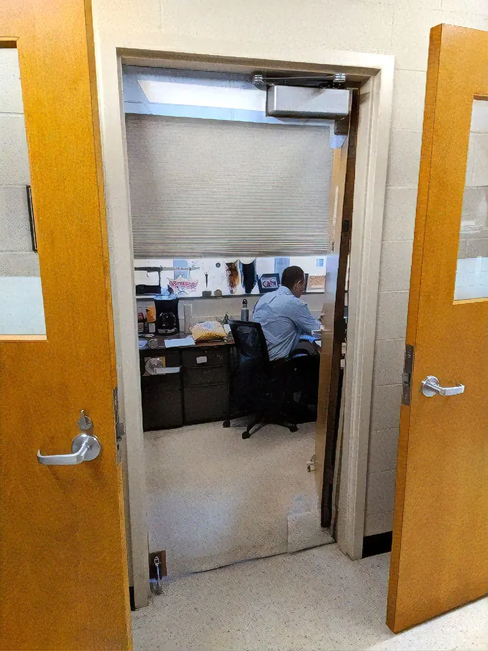My Professor's Door (Once You See It...)