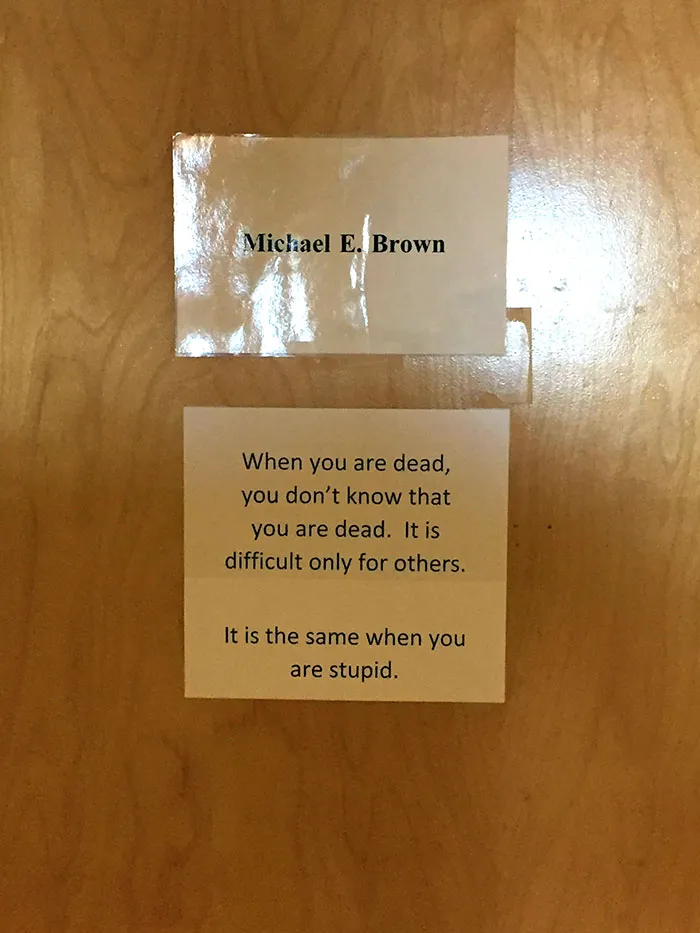 A Little Wisdom From My Physics Professor