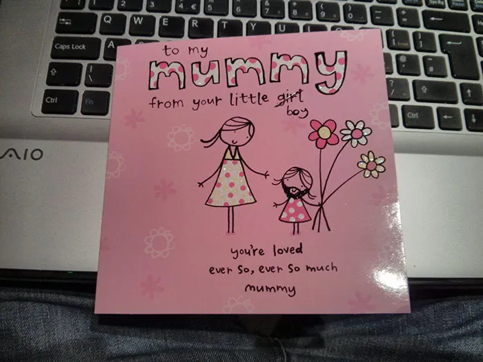 I'm A Near Thirty Year Old, Near 250 Lb, Very Hairy Man. The Shop Was Running Short On Cards Though. Close Enough?