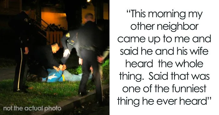 Guitarist Sees His Neighbor Being Chased By Police, Takes The Moment To Play The 'Cops' Theme Song For Them