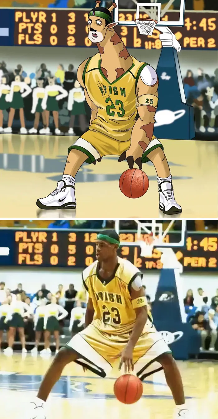 LeBron James Had His Instagram Recreated In A Cartoony Animal Style By A Fan Who's An Artist