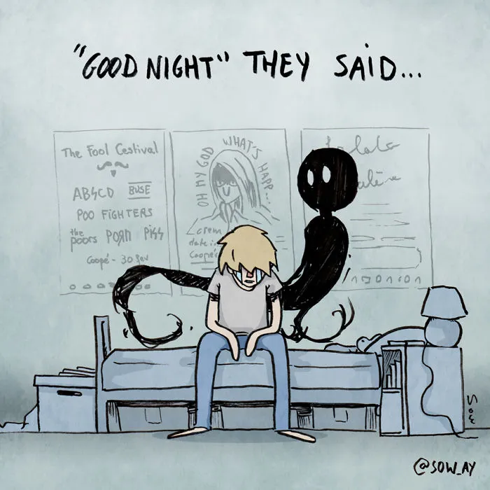 I Illustrate My Darkest Thoughts To Help People Understand What It’s Like To Suffer From Mental Illness (New Pics)