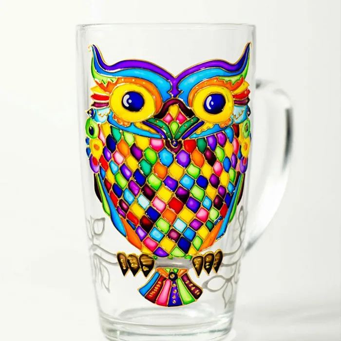 This Ukrainian Artist Handpaints Glassware And Here Are The 30 Most Intricate Designs