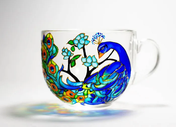 This Ukrainian Artist Handpaints Glassware And Here Are The 30 Most Intricate Designs