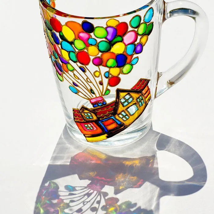 This Ukrainian Artist Handpaints Glassware And Here Are The 30 Most Intricate Designs