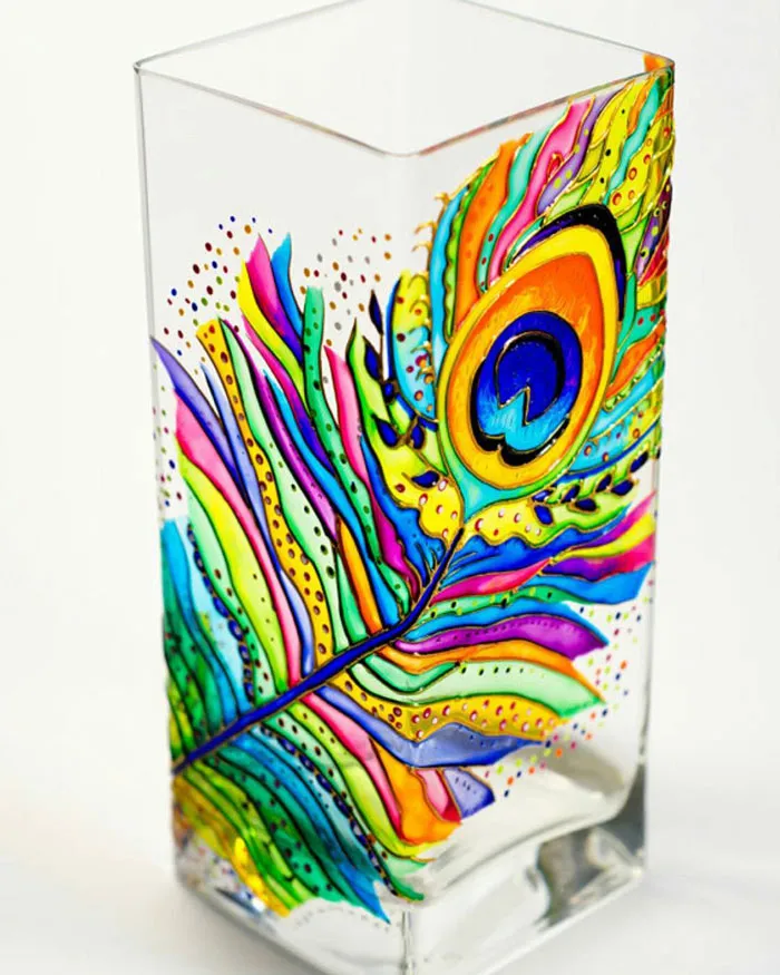 This Ukrainian Artist Handpaints Glassware And Here Are The 30 Most Intricate Designs