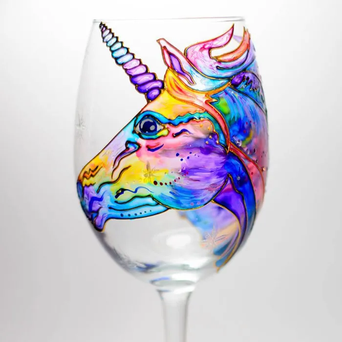 This Ukrainian Artist Handpaints Glassware And Here Are The 30 Most Intricate Designs