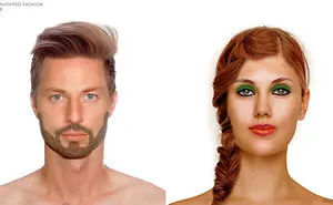 People From Around The World Edited These Man And Woman Headshots To Look Trendy In Their Country (27 Pics)