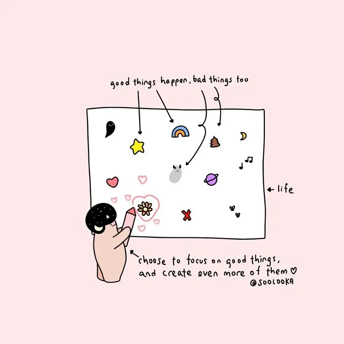 My 30 Inspiring Illustrations To Help You Focus On Self-Love (New Pics)