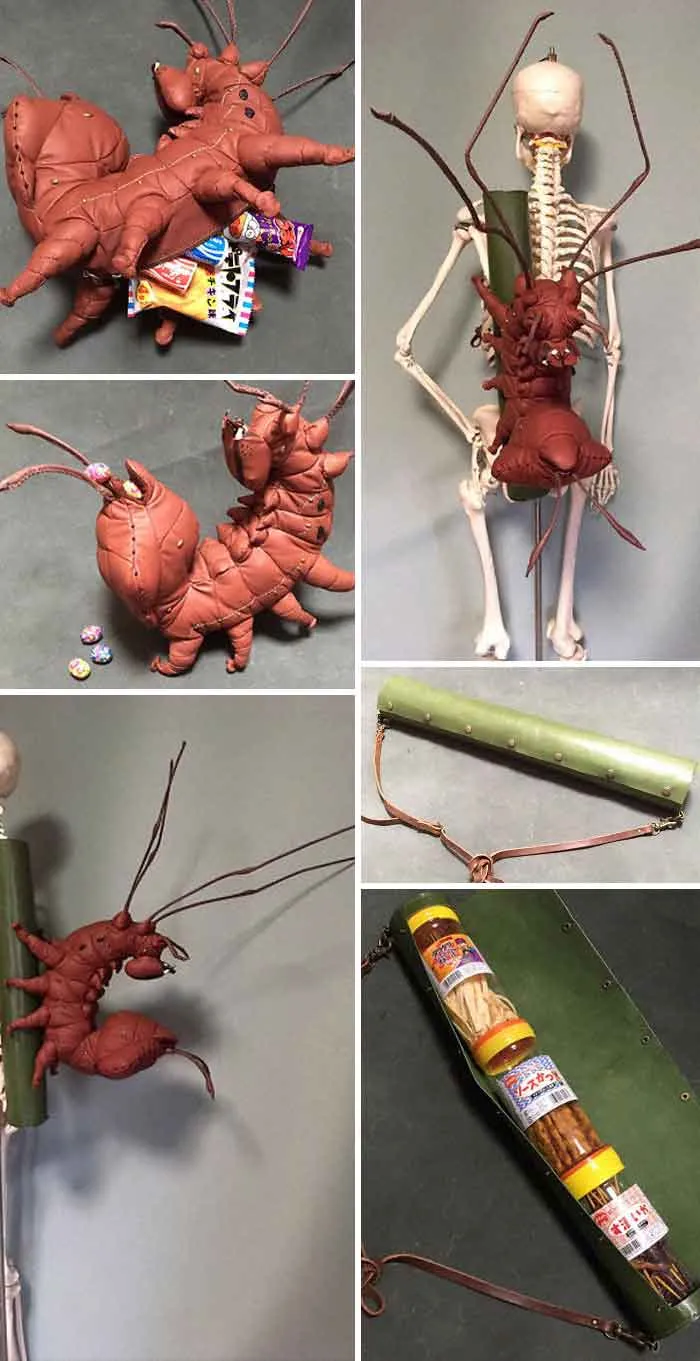 Japanese Artist Makes Realistic Creature-Inspired Handbags And Other Accessories That Look Too Real (35 Pics)