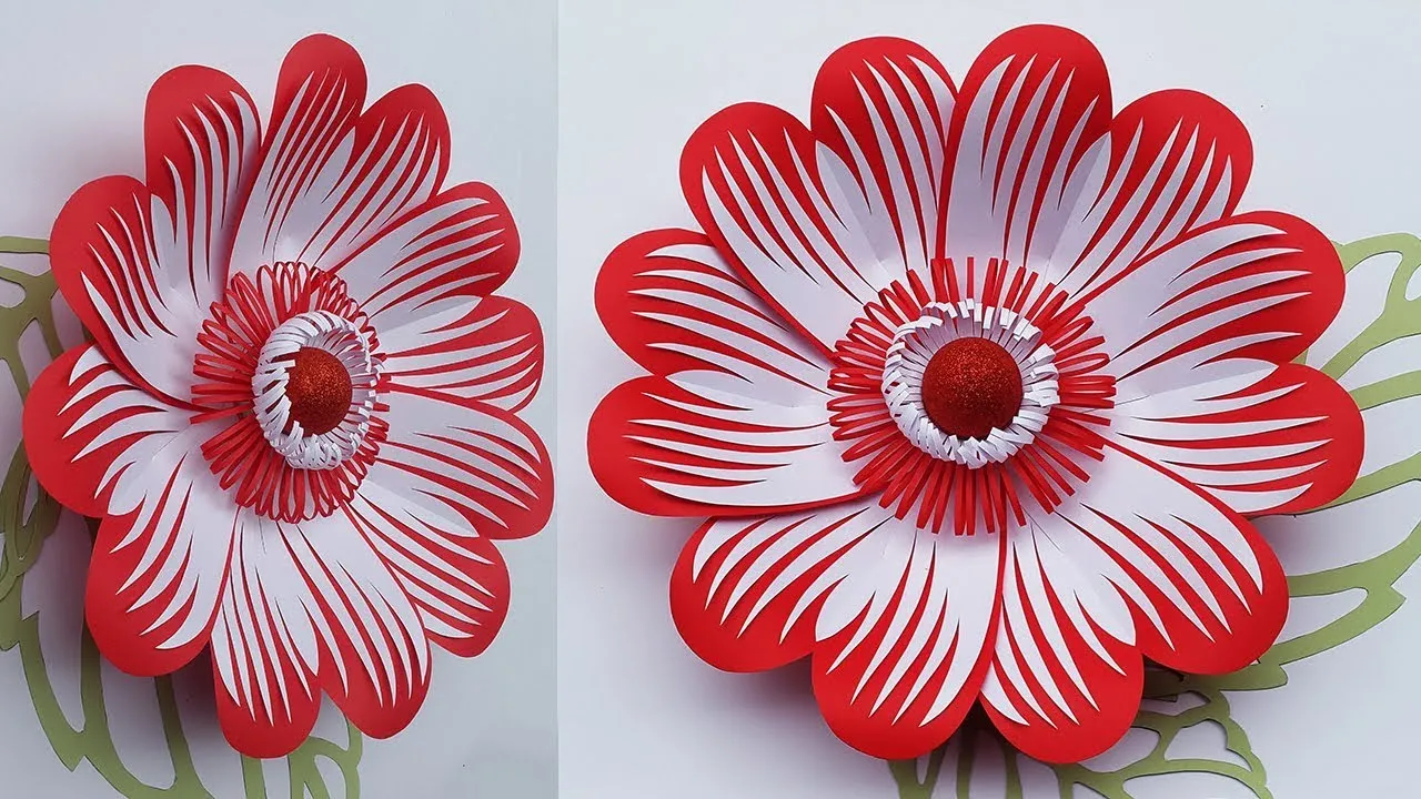 DIY Paper Flowers Wall Hanging | Paper Flower Backdrop | Paper Flowers Wall Decorations