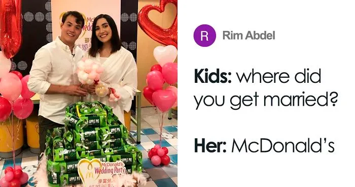 McDonald's In Hong Kong Offers Wedding Parties For Less Than $400 And This Couple Tried It Out