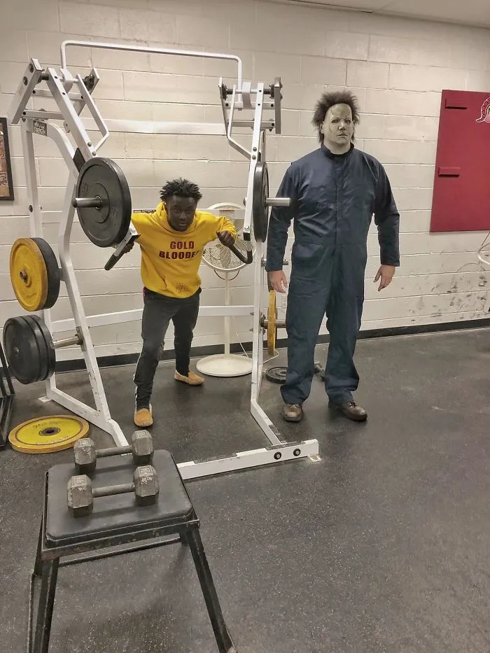 Not Much Of A Spotter, Are You Michael?