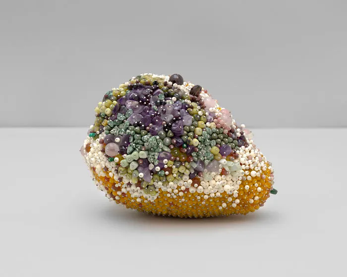 These Moldy Fruits Are Actually Sculptures Made Of Gemstones