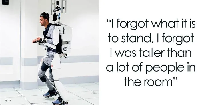 This Man Who Was Paralyzed For 4 Years Can Finally Walk Again With A Mind-Controlled Exoskeleton