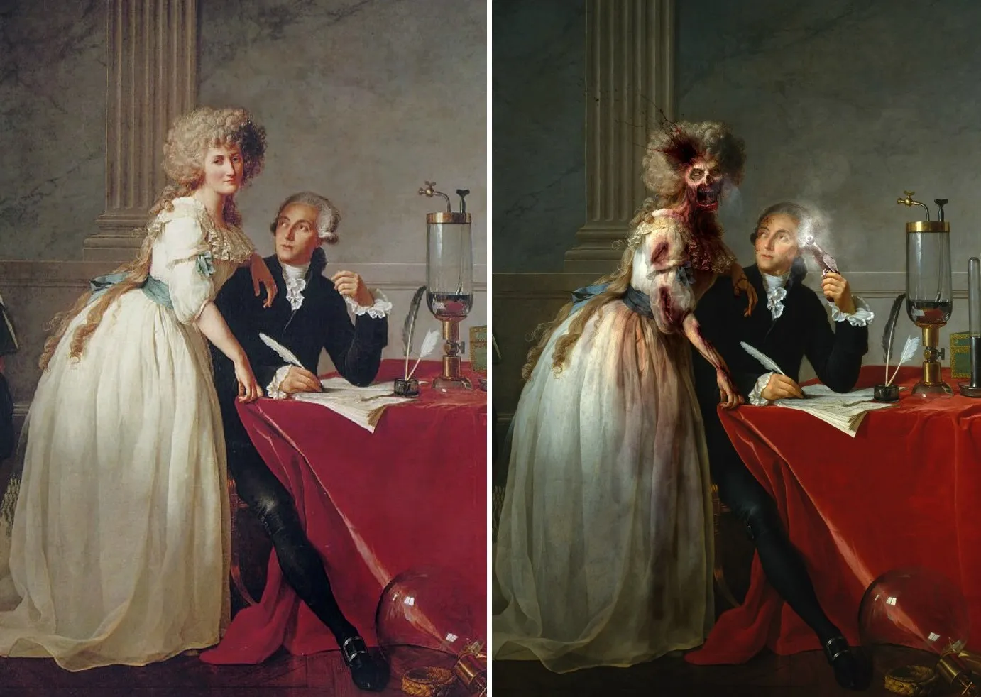 Famous Paintings Transformed Into Halloween By Digital Artists