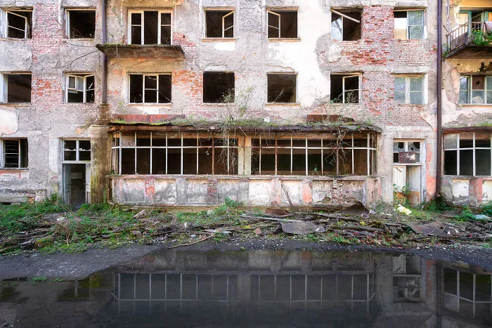 Reflection Of A Building