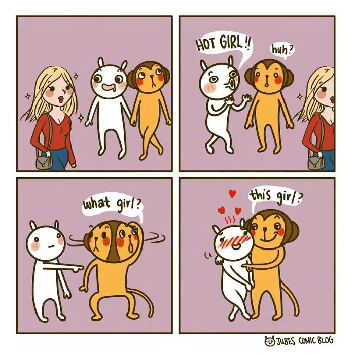 My 27 Wholesome Comics Show Moments Of Life With My Husband And Our Cat