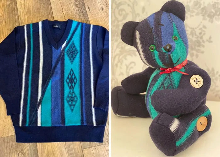 People Give This Woman The Clothes Of Their Loved Ones So She Could Turn Them Into Memory Bears