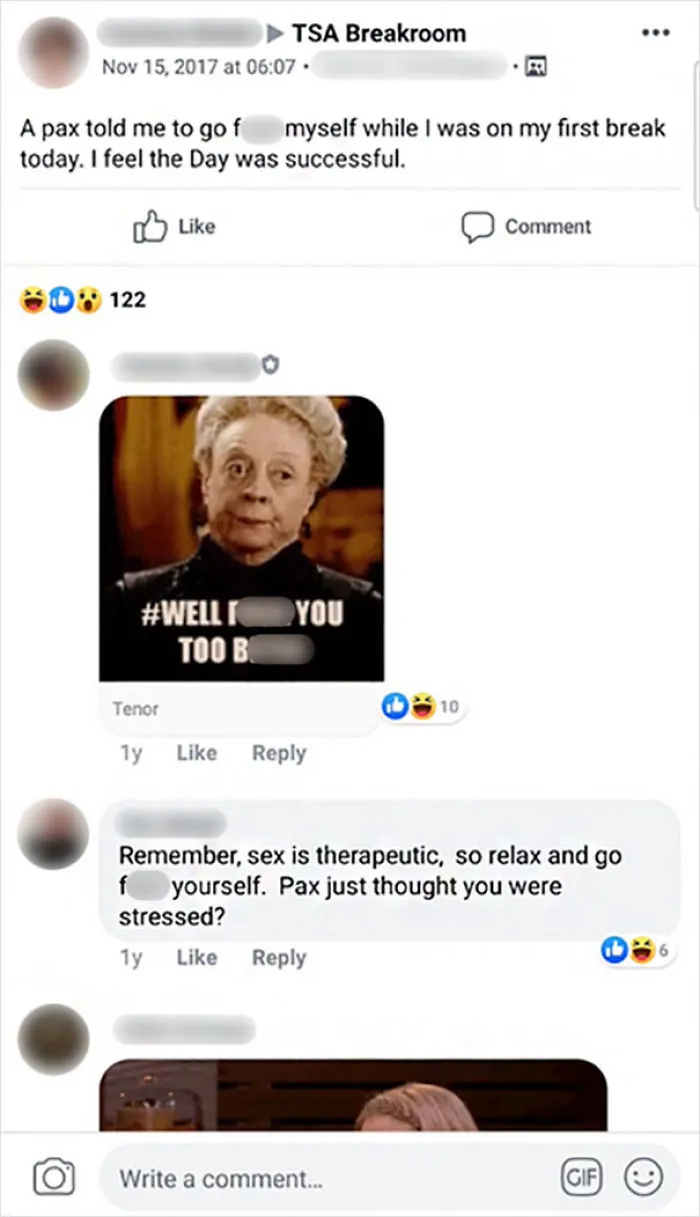 Turns Out, TSA Employees Have A Secret Facebook Group With 18,000 People And Here Are Some Of Their Worst Vents