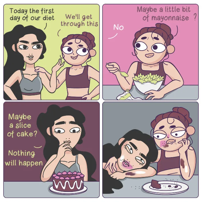56 Funny Comics About Hanna’s Life That Almost Everyone Will Relate To