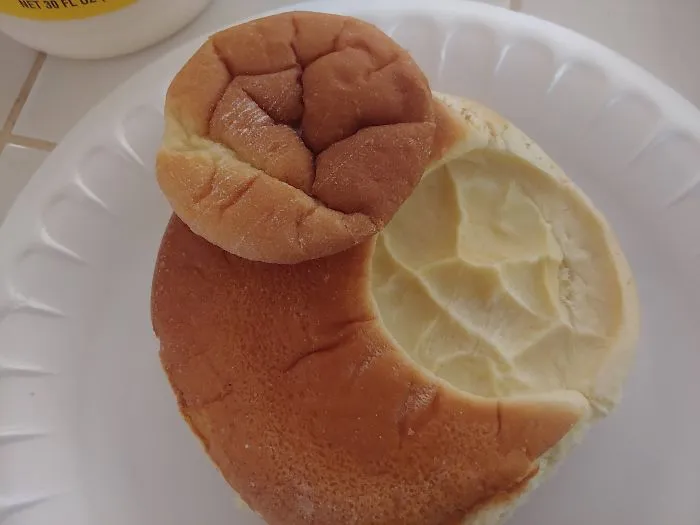 There Was A Tiny Hamburger Bun Embedded Into My Full Size Hamburger Bun