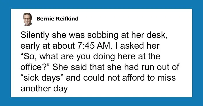 Boss Notices His Employee Sobbing At Her Desk, And His Act Of Kindness Turns Her Into The Best Employee