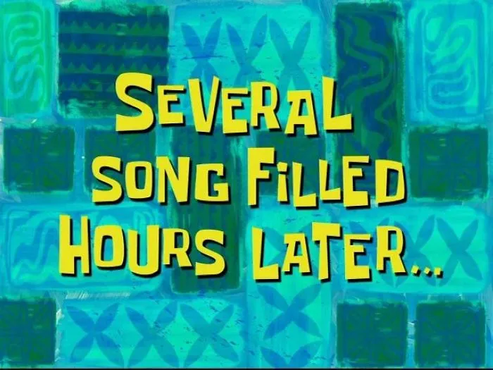 Someone Shared Their Favorite Time Cards From Spongebob Squarepants And They're Too Perfect