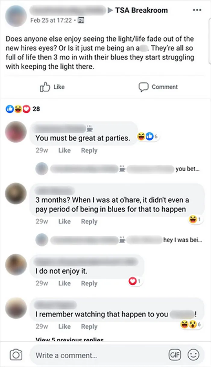 Turns Out, TSA Employees Have A Secret Facebook Group With 18,000 People And Here Are Some Of Their Worst Vents