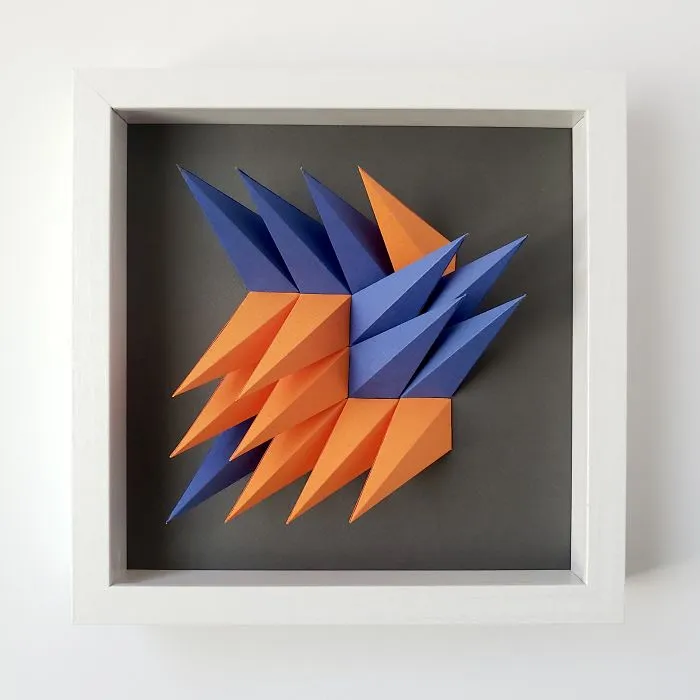 Abstract Shapes Carefully Made From Paper By Zahra Ammar