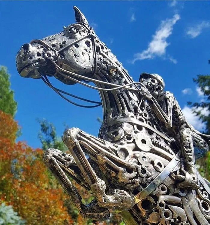 Self-Taught American Artist Turns Reclaimed Materials Into Breathtaking Sculptures (30 Pics)