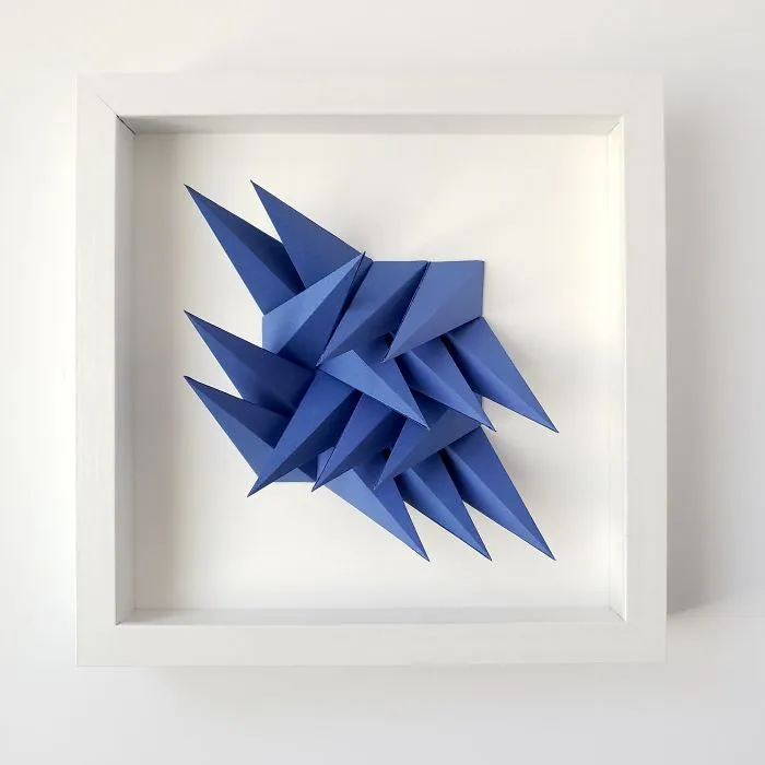 Abstract Shapes Carefully Made From Paper By Zahra Ammar