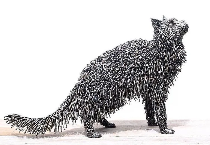 Self-Taught American Artist Turns Reclaimed Materials Into Breathtaking Sculptures (30 Pics)