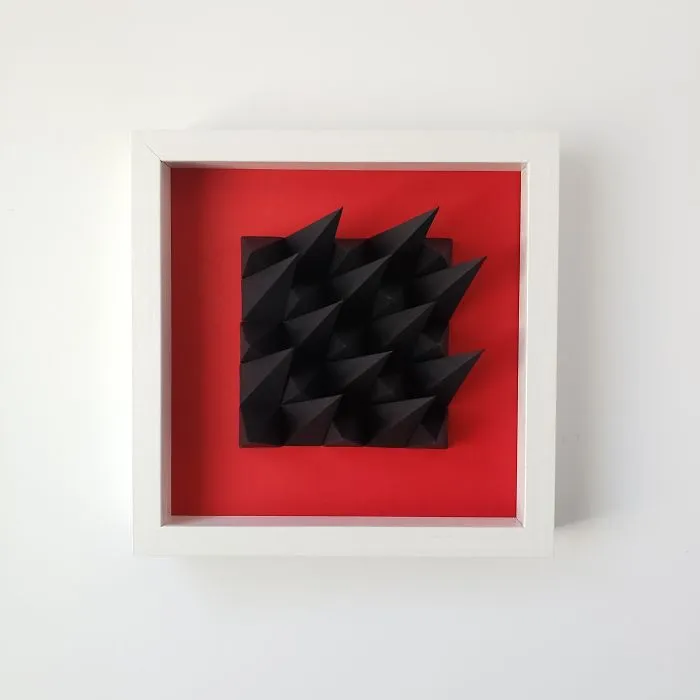 Abstract Shapes Carefully Made From Paper By Zahra Ammar