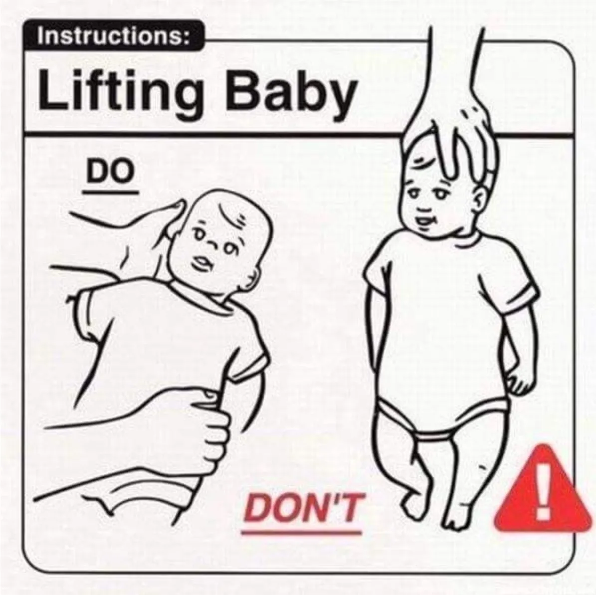 How To Look After A Baby (Funny Pics)