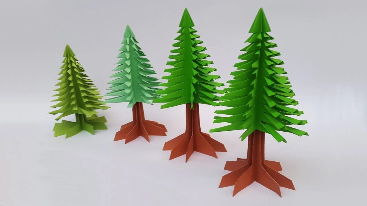 DIY Christmas Tree | How To Make Paper Christmas Tree | Christmas Decor Ornaments
