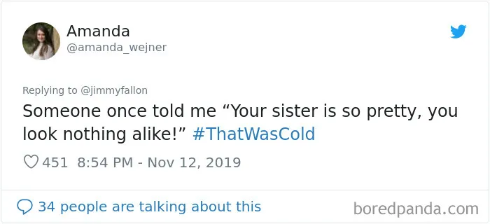 Jimmy Fallon Asks People To Share The "Cold" Insults They've Gotten And They Deliver (30 Tweets)