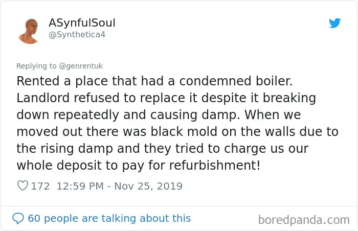 30 Unapologetic 'Vent Your Rent' Tweets That Expose Some Of The Worst Landlords