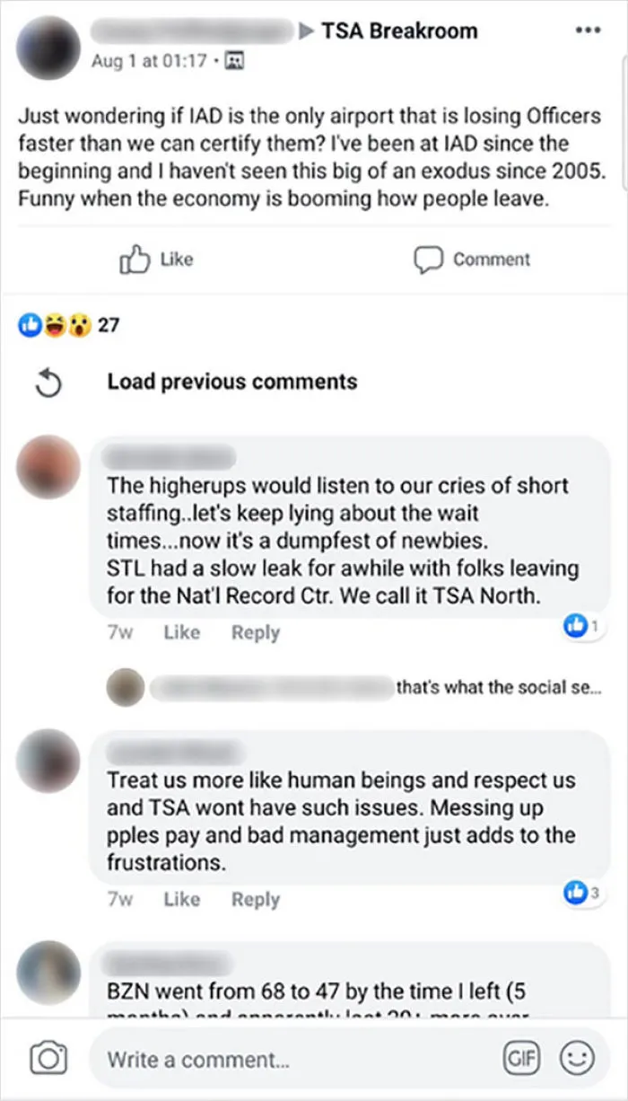 Turns Out, TSA Employees Have A Secret Facebook Group With 18,000 People And Here Are Some Of Their Worst Vents