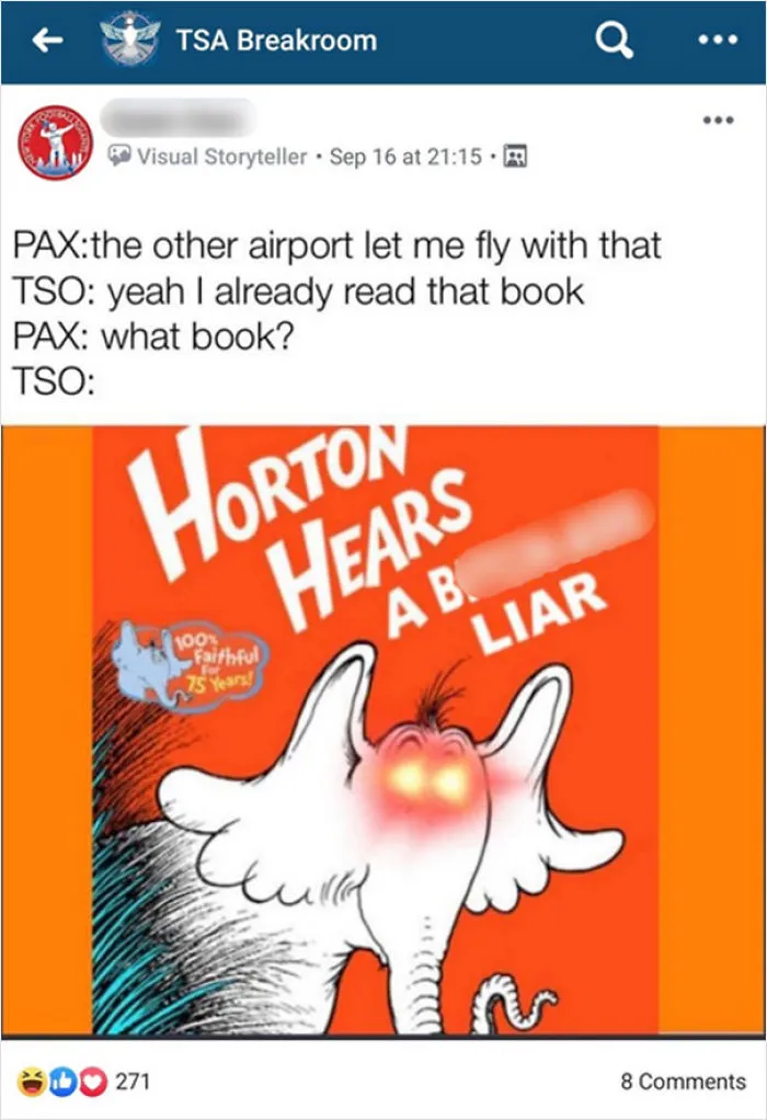 Turns Out, TSA Employees Have A Secret Facebook Group With 18,000 People And Here Are Some Of Their Worst Vents
