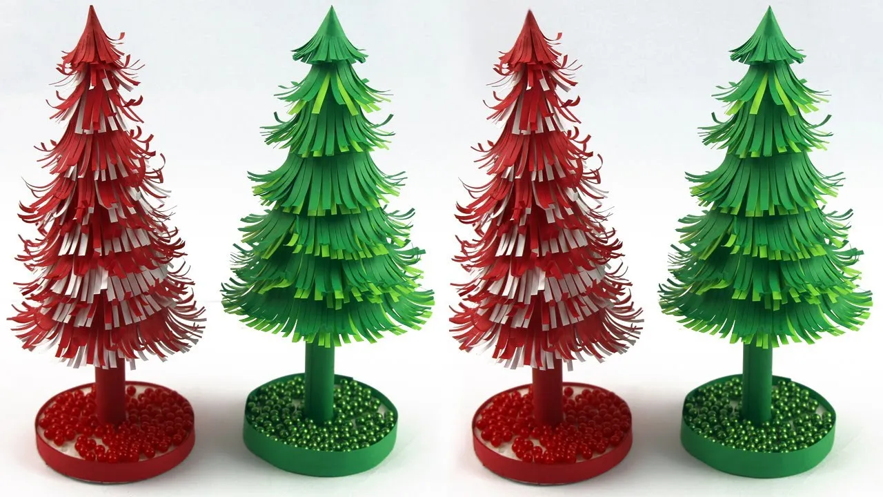 Very Easy Christmas Tree Making-Xmas Tree Making At Home-Christmas Tree With Paper-Christmas Tree