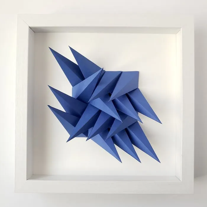 Abstract Shapes Carefully Made From Paper By Zahra Ammar