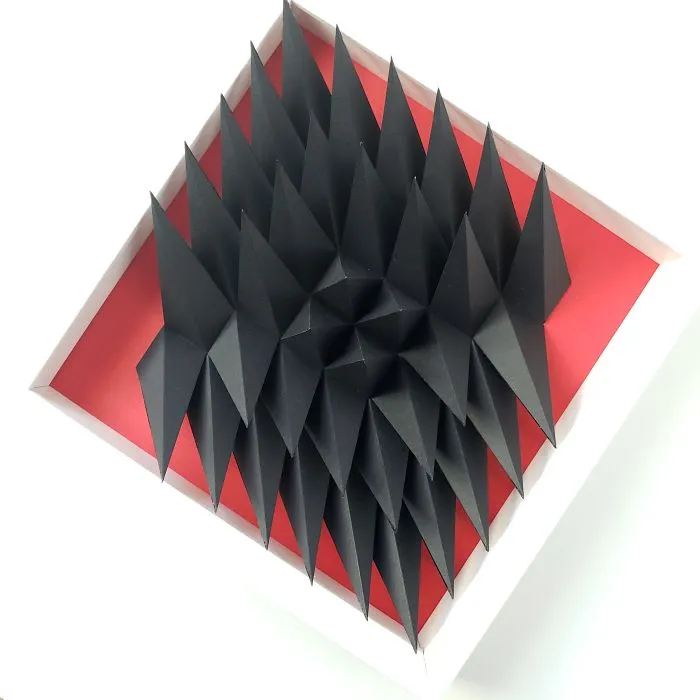 Abstract Shapes Carefully Made From Paper By Zahra Ammar