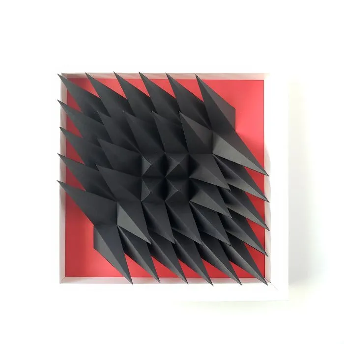 Abstract Shapes Carefully Made From Paper By Zahra Ammar