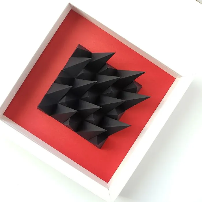 Abstract Shapes Carefully Made From Paper By Zahra Ammar