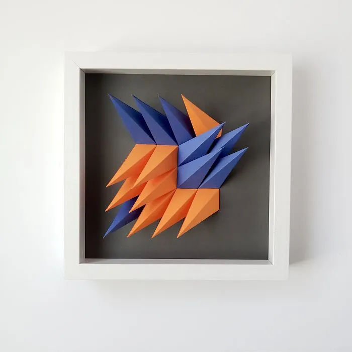 Abstract Shapes Carefully Made From Paper By Zahra Ammar