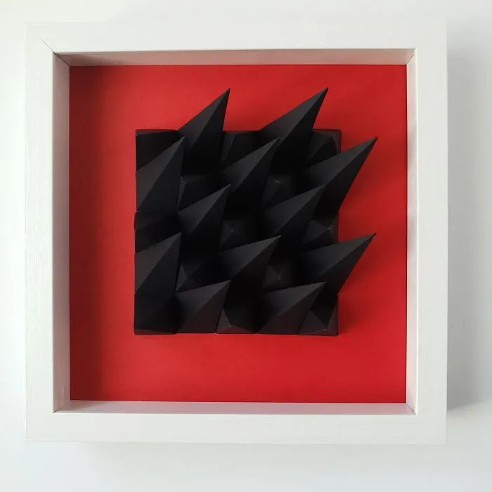 Abstract Shapes Carefully Made From Paper By Zahra Ammar