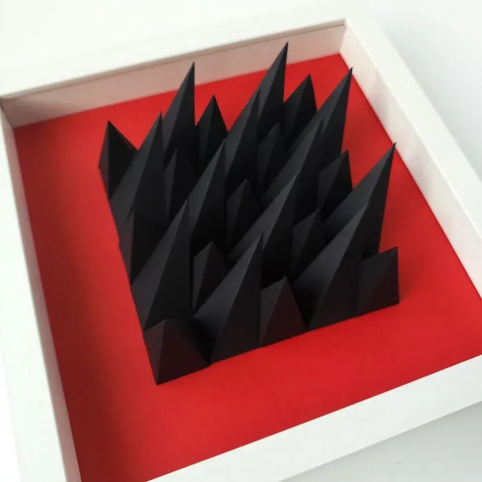 Abstract Shapes Carefully Made From Paper By Zahra Ammar