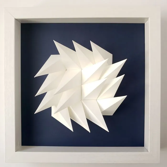 Abstract Shapes Carefully Made From Paper By Zahra Ammar