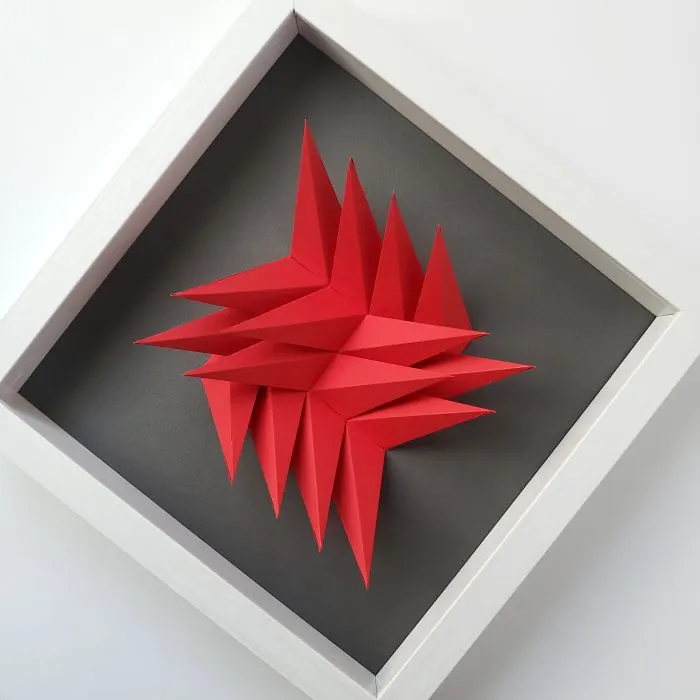 Abstract Shapes Carefully Made From Paper By Zahra Ammar